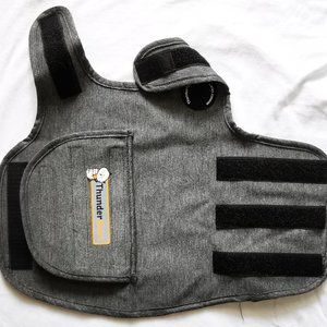 Thunder Shirt for Cat Anxiety - Solid Gray, Small